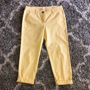 CAbi yellow crop pants! ☀️